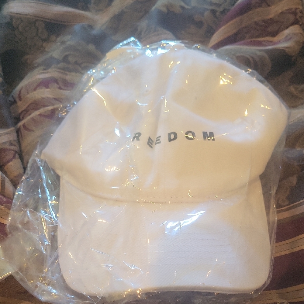 White Freedom Cap Rip Sealed
